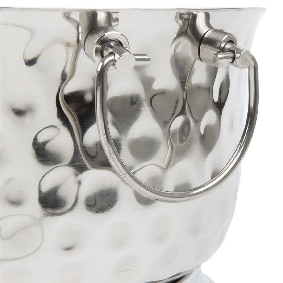 Tablecraft BT1815 Bali Oval Double Wall Stainless Steel Beverage Tub - 18