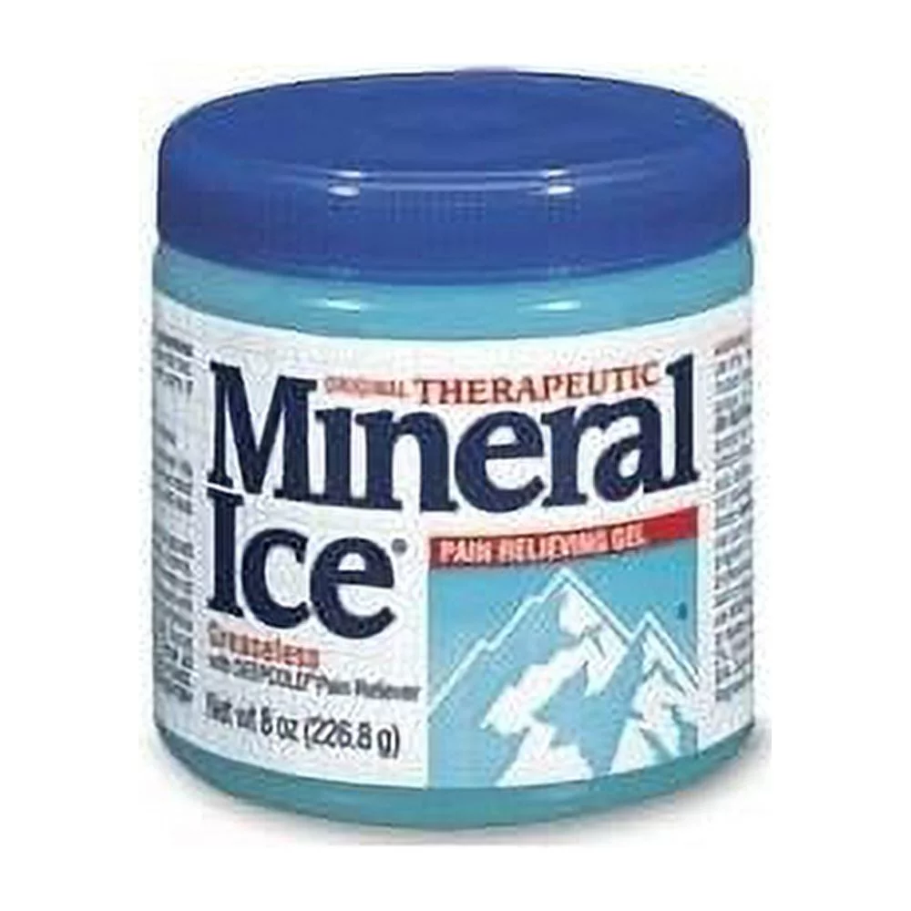 5 Pack - Mineral Ice Pain Relieving Gel 8oz Each