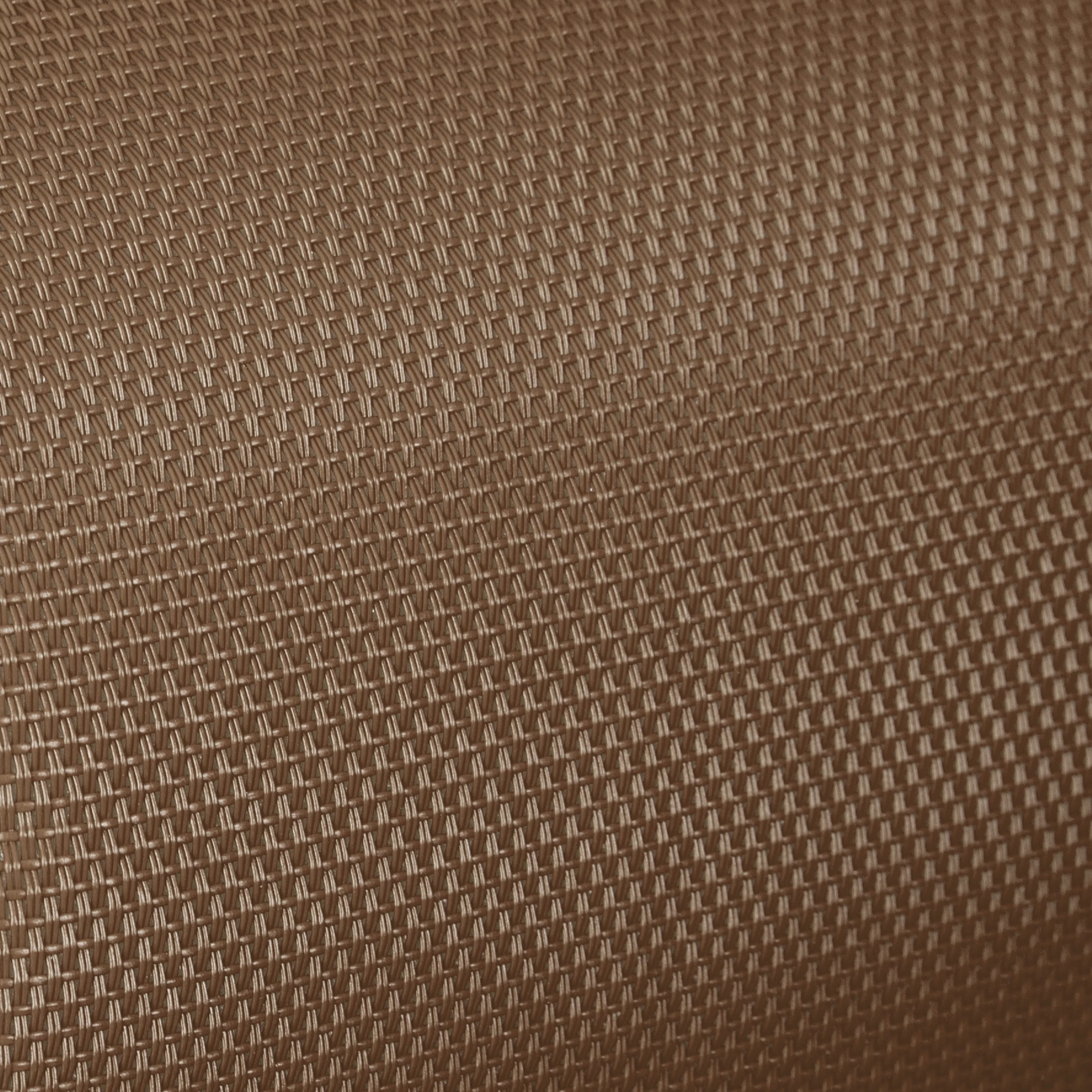 Emma + Oliver Adjustable Folding Mesh Zero Gravity Chair with Pillow and Cup Holder Tray in Brown