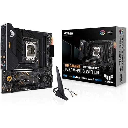 ASUS INTEL 12th Generation CPU (LGA1700) Compatible B660 Chipset ATX Motherboard / TUF GAMING B660M-PLUS WIFI D4 [Domestic]