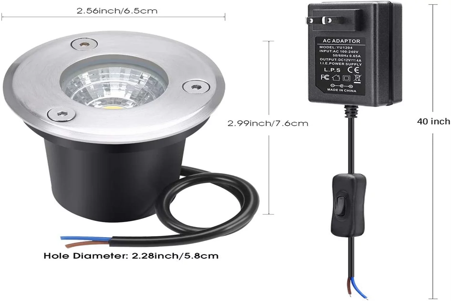 Landscape Lighting, Low Voltage Landscape Lights,12v Led Deck Lights 3W Waterproof Outdoor for Patio Pathway Ground Lawn Yard Driveway Walkway 8 Pack Warm