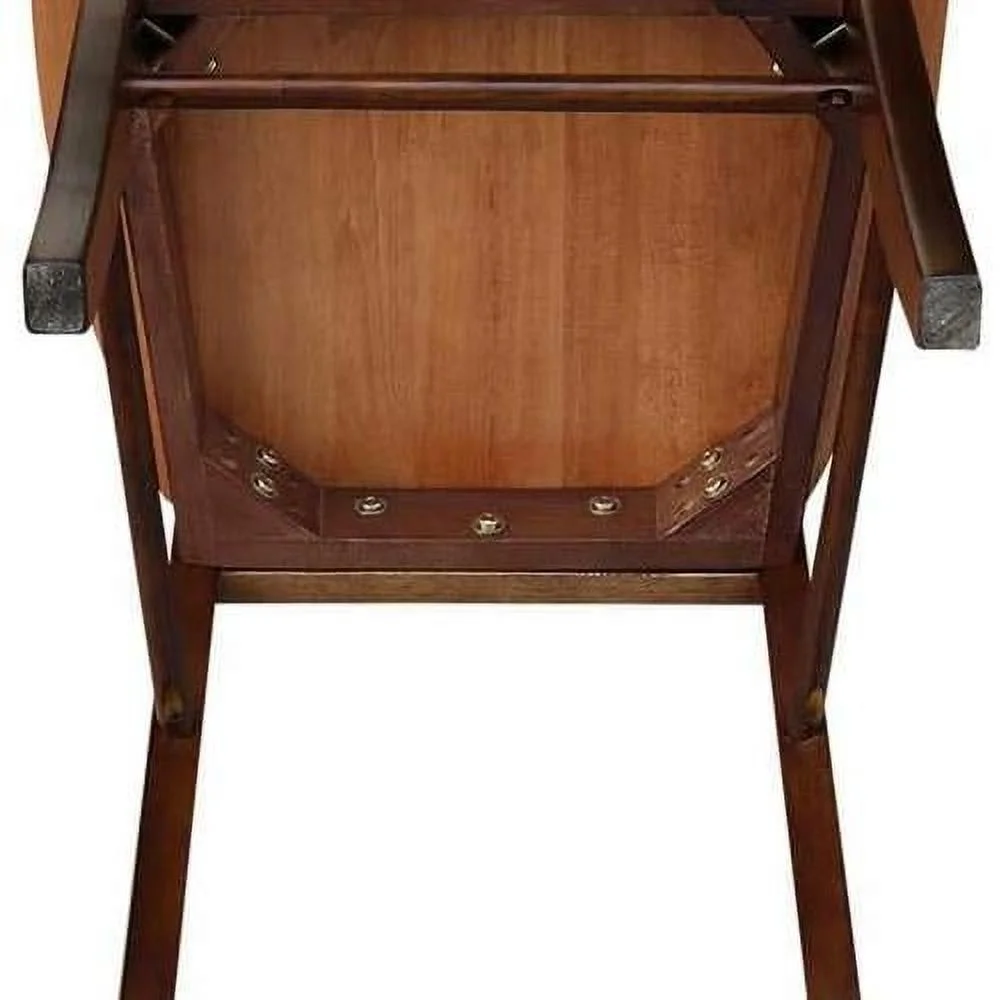 Set Of Two X-Back Dining Chair, Pecan