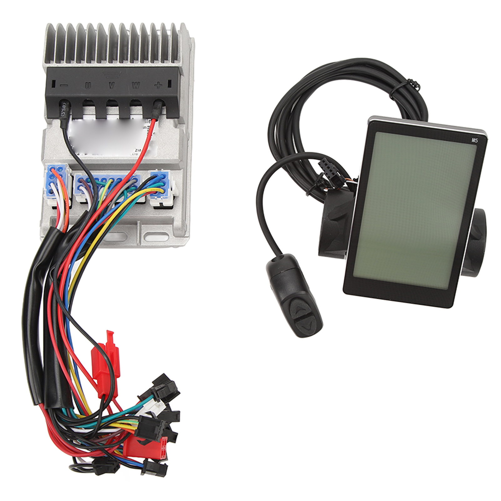 Nimomo Brushless Controller Kit 3 Mode Sine Wave Electric Bicycle Controller Kit With LCD Display 36V 48V 60V 500W for E-Bike/Electric Bike/Scooter, Easy to Install