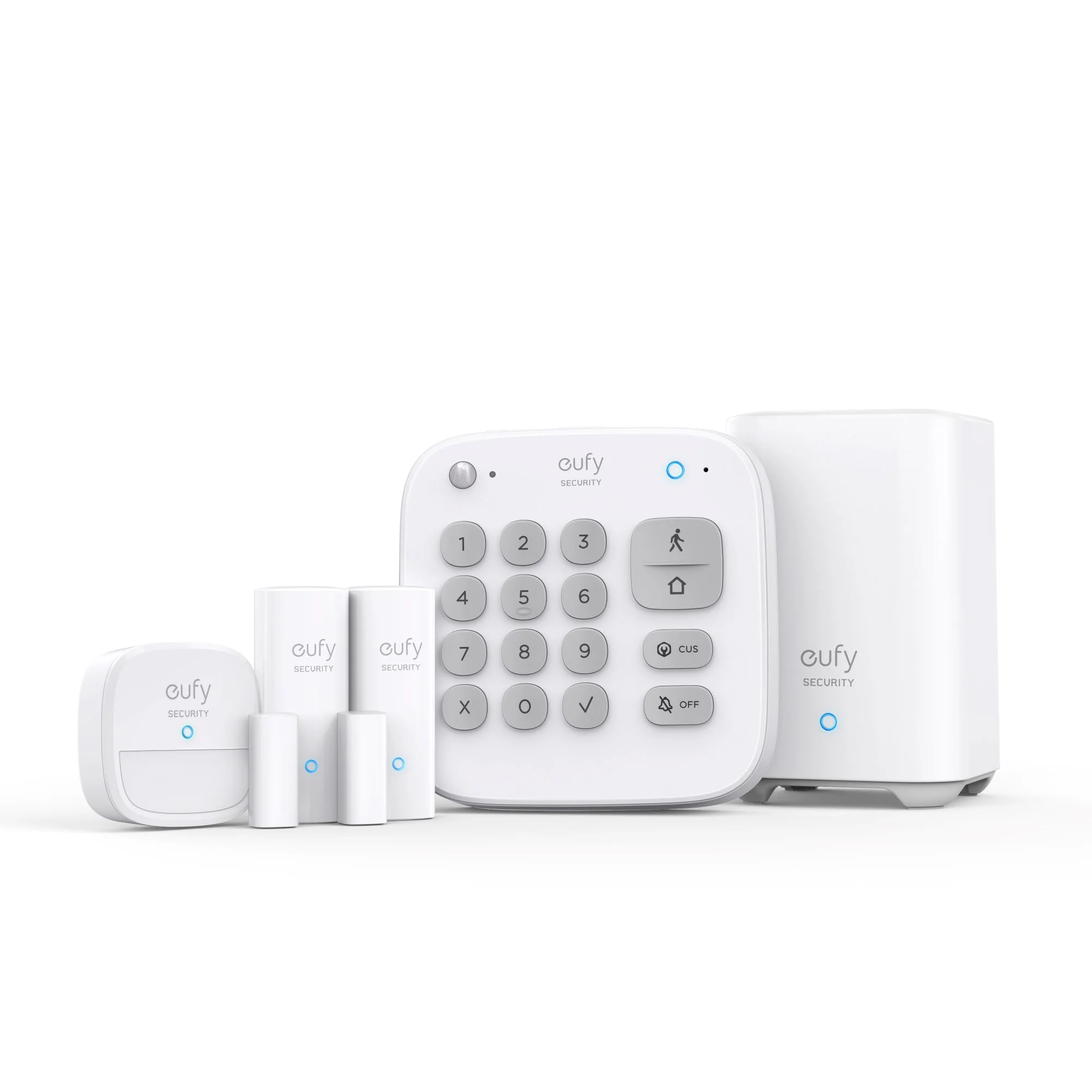 eufy Security 5-Piece Home Security Kit, Homebase, Keypad, Motion Sensor, Entry Sensors