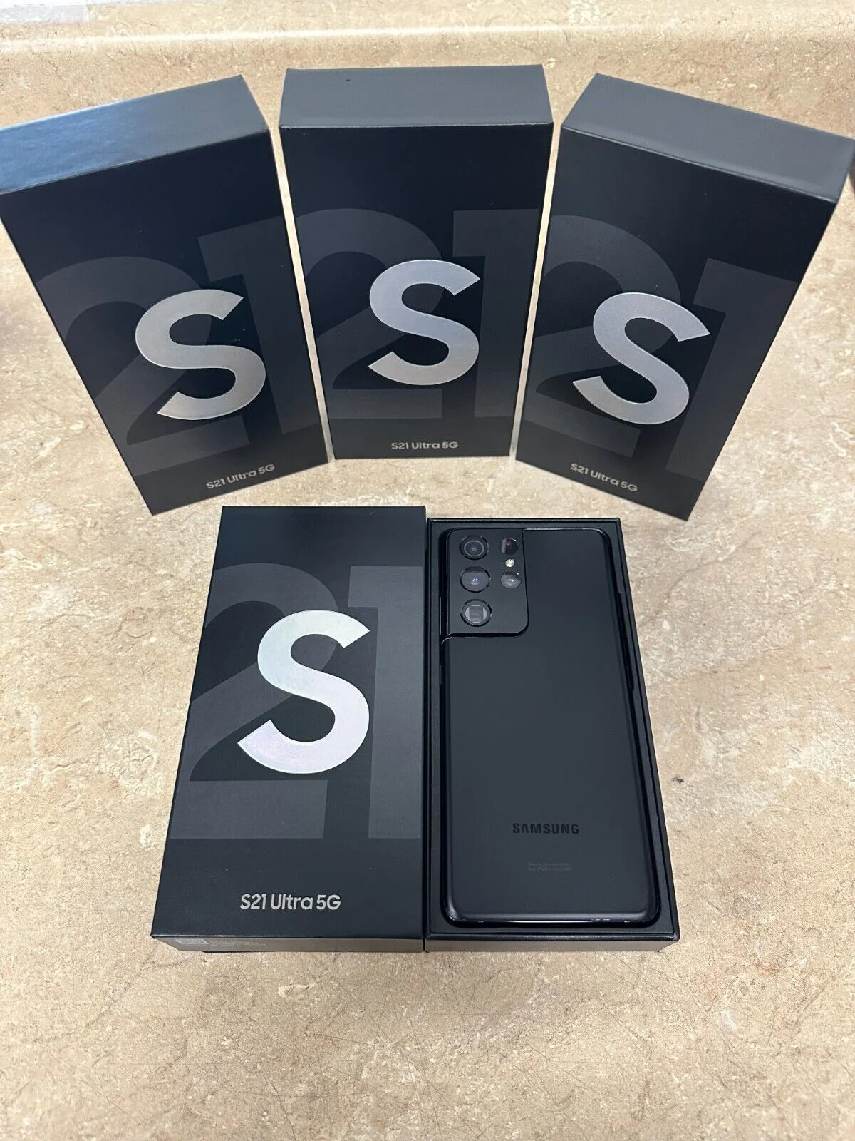 Samsung Galaxy S21 Ultra 5G G998U 128GB Factory Unlocked Excellent, Phantom Black