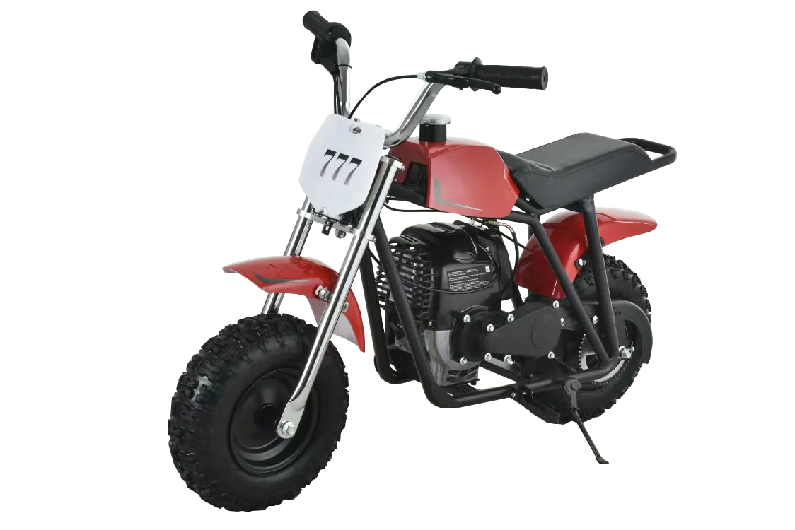 SYX MOTO MT-6 Gas Power 40cc 4 Stroke Kids Dirt Bike, Pull Start, Red