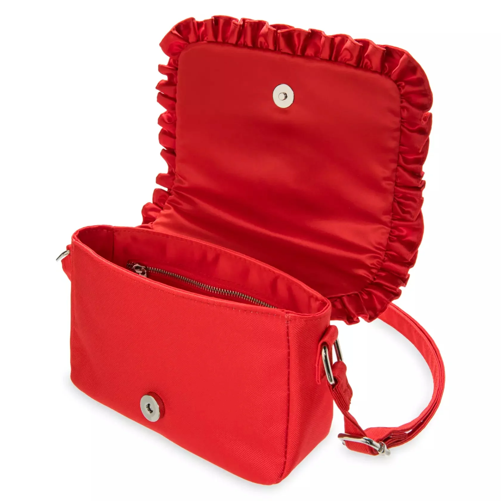 Disney Parks Minnie Mouse Crossbody Purse Red & White Polka Dots