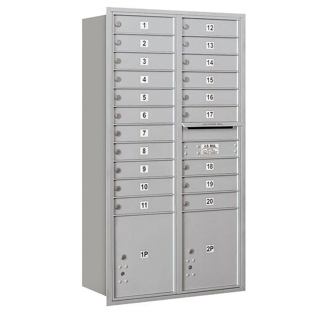 Salsbury Industries  4C Horizontal Mailbox - Bronze - Rear Loading - USPS Access