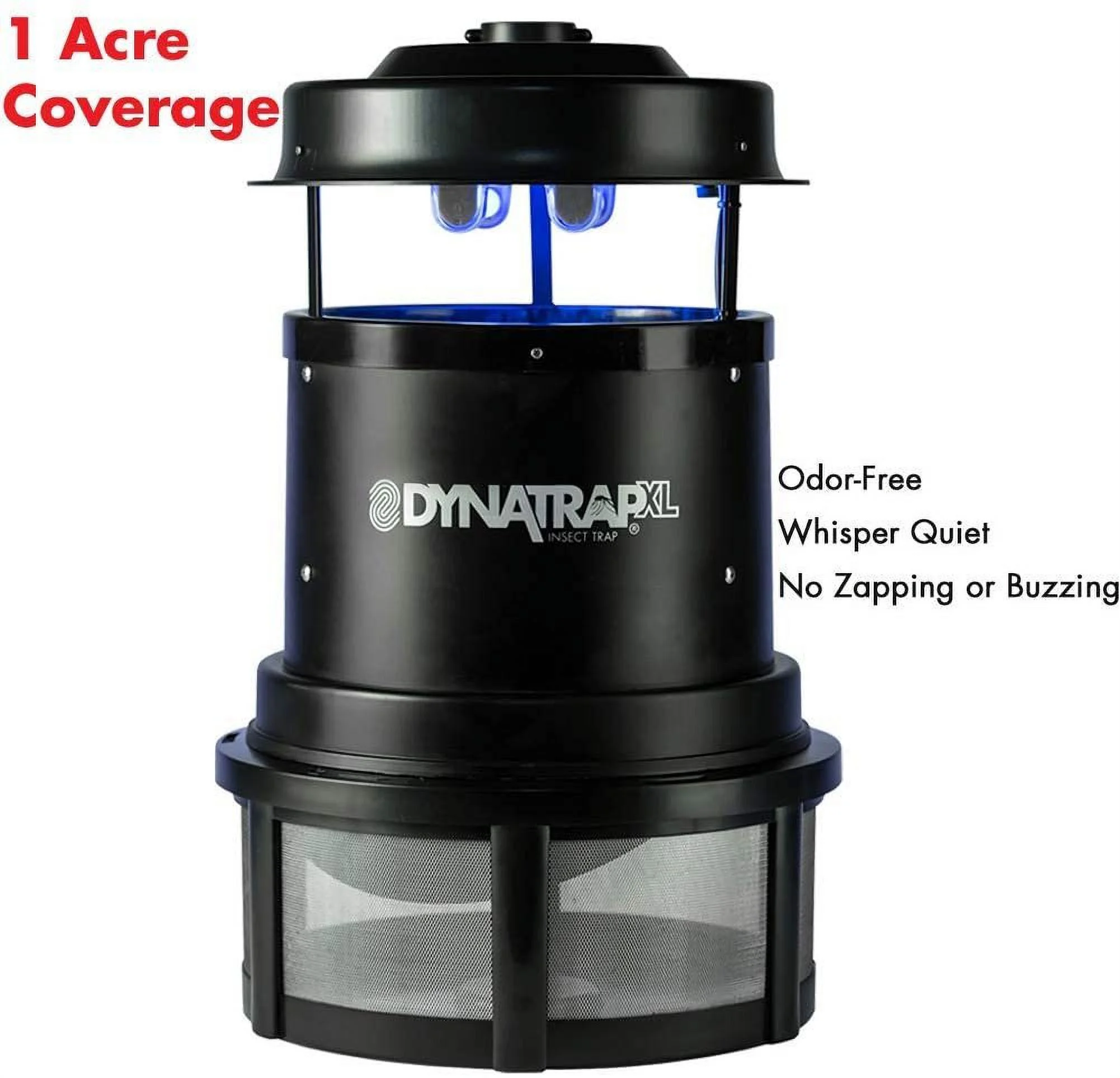 DynaTrap DT2000XL Extra-Large Insect Trap 2 UV Bulbs, 1 Acre, Black