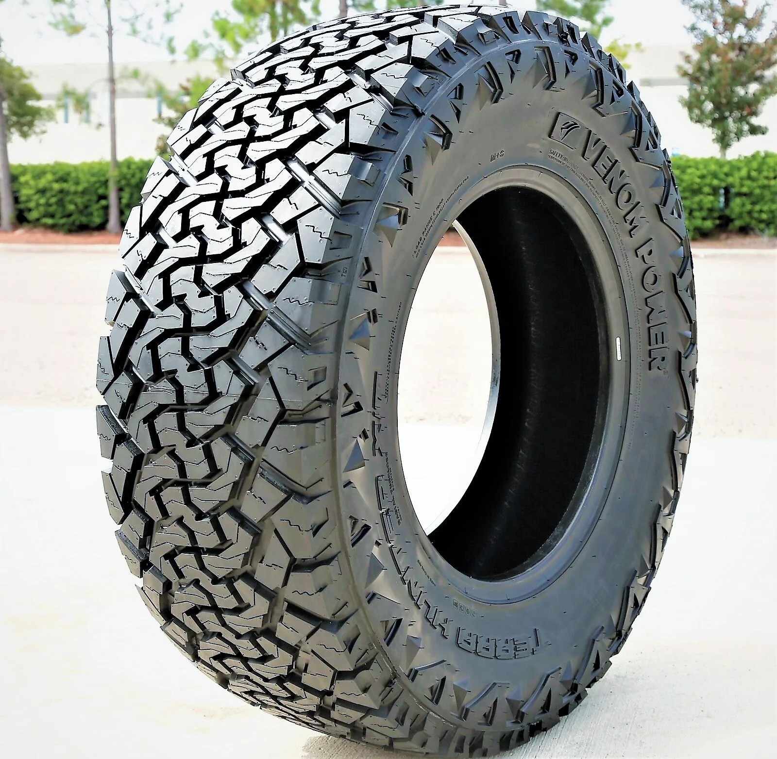 Set of 4 (FOUR) Venom Power Terra Hunter X/T LT 33X12.50R18 Load E (10 Ply) XT Extreme Terrain Tires