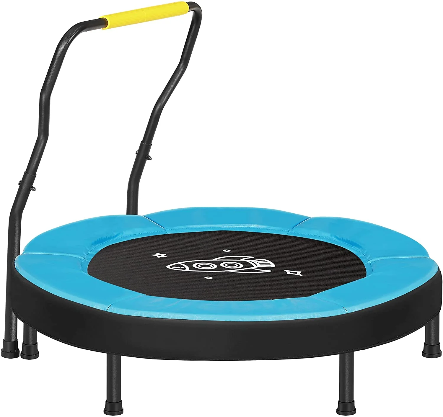 SONGMICS Trampoline for Kids, 3ft Mini Trampoline with Handlebar, 36