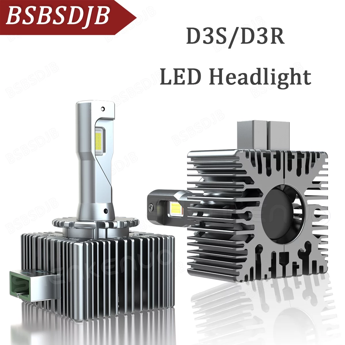 For Ford Mustang 2013-2018 Pair D3S D3R LED Headlight Bulbs Kit High&Low Beam