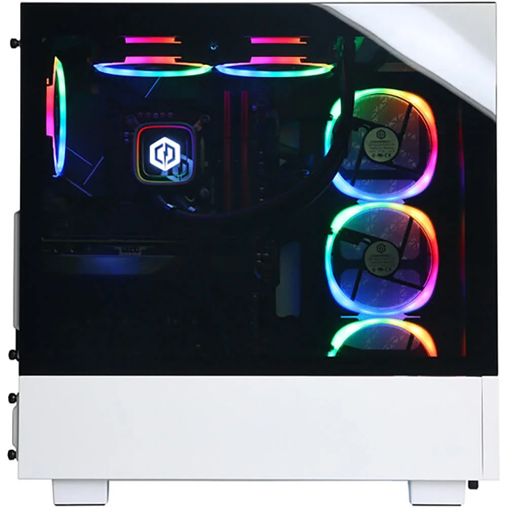 CYBERPOWERPC SLCAI6200CPG Gamer Supreme Gaming Desktop - AMD Radeon RX 7800XT - AMD 8700G - 16GB/2TB SSD - White