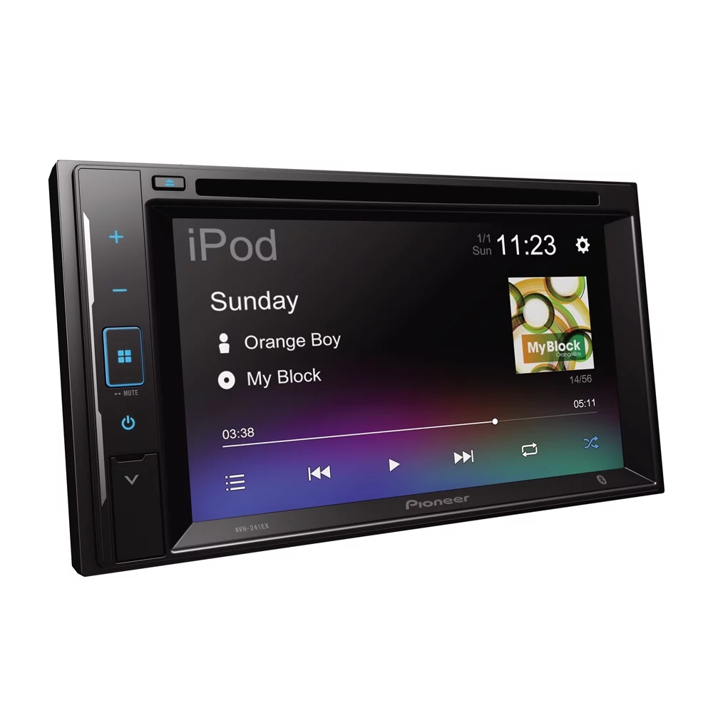New Pioneer AVH-241EX 6.2 Inch Digital Media & DVD Receiver w/ License Plate Camera