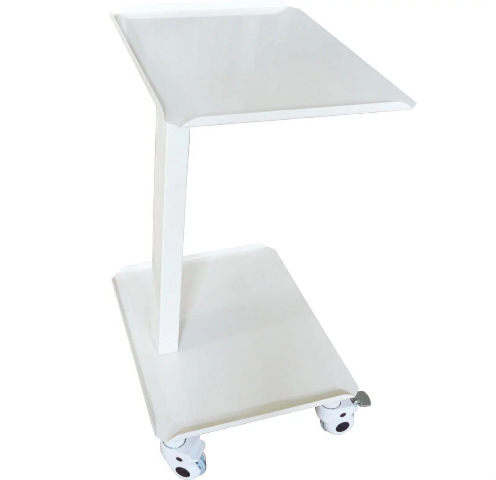 PreAsion 2 Layers Mobile Utility Cart Trolley All Steel Frame Dental Surgical Equipment Trolley Beauty Salon Tools Ultrasound Cart