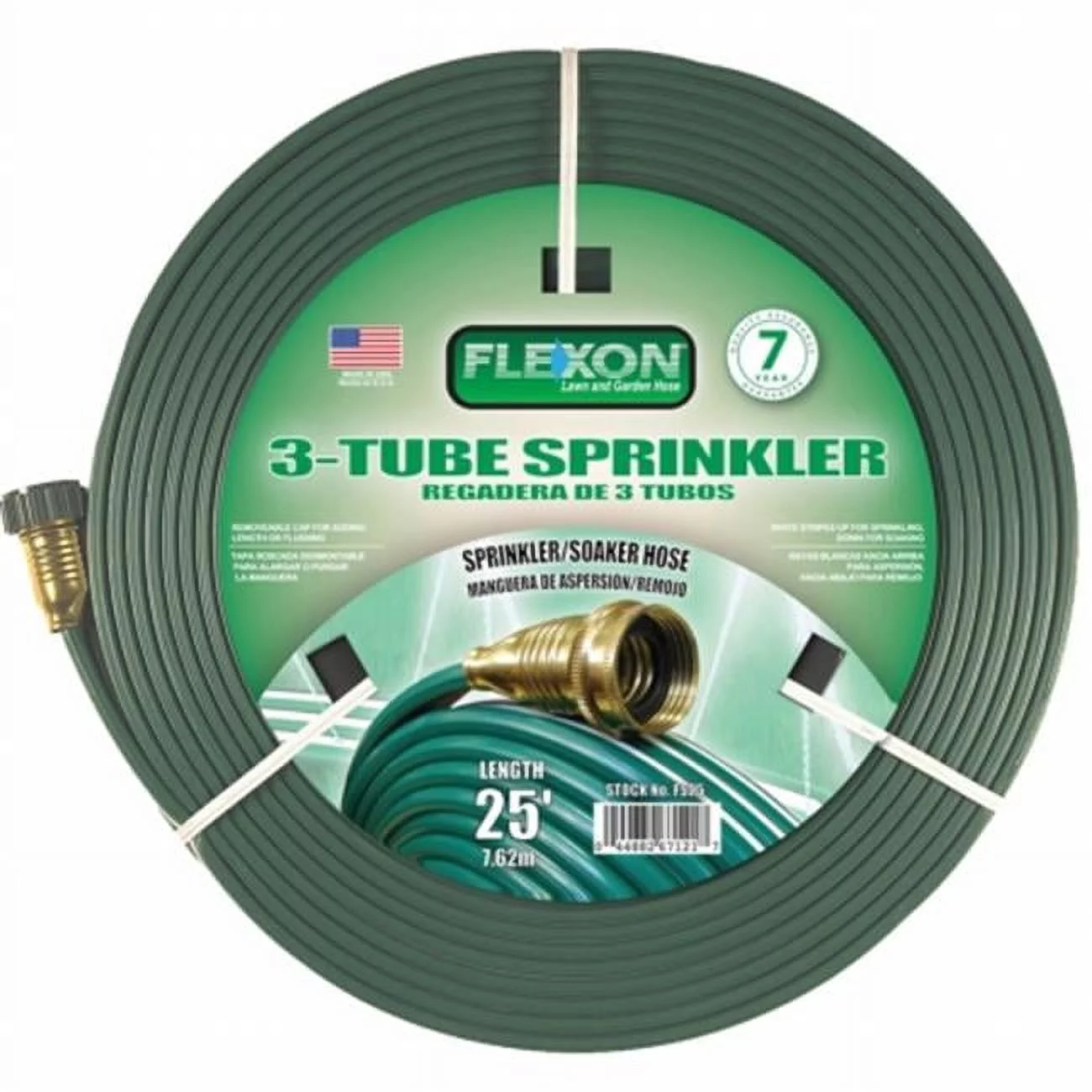 Flexon FLXFS25 Flexon 25 in. 3 Tube Sprinkler Hose