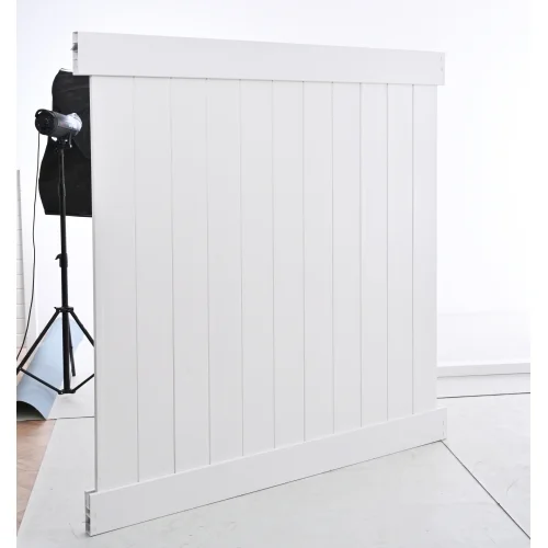 2 pcs x Privacy Fence Panels 6ft.H x 6ft.W White Vinyl Fence set of 2 Pcs