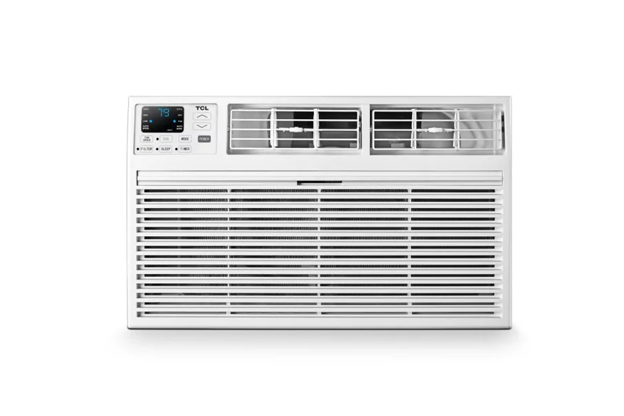 TCL Home Smart 12,000 BTU Through-the-Wall Air Conditioner, 230V, E-Star, Remote Included, White, W12T9EX1-A