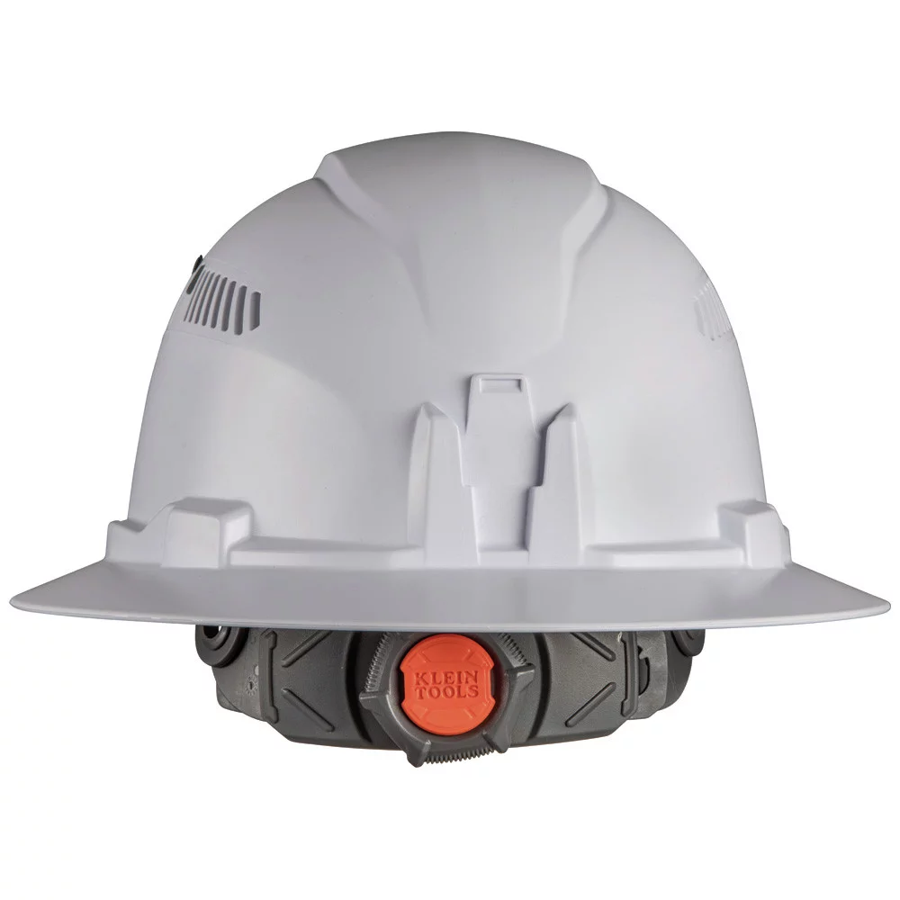 Klein Tools Hard Hat, Vented, Full Brim with Headlamp, 60407