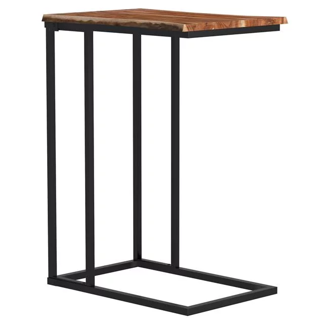 18 x 14 x 22 in. Jivin Accent Table in Natural & Black