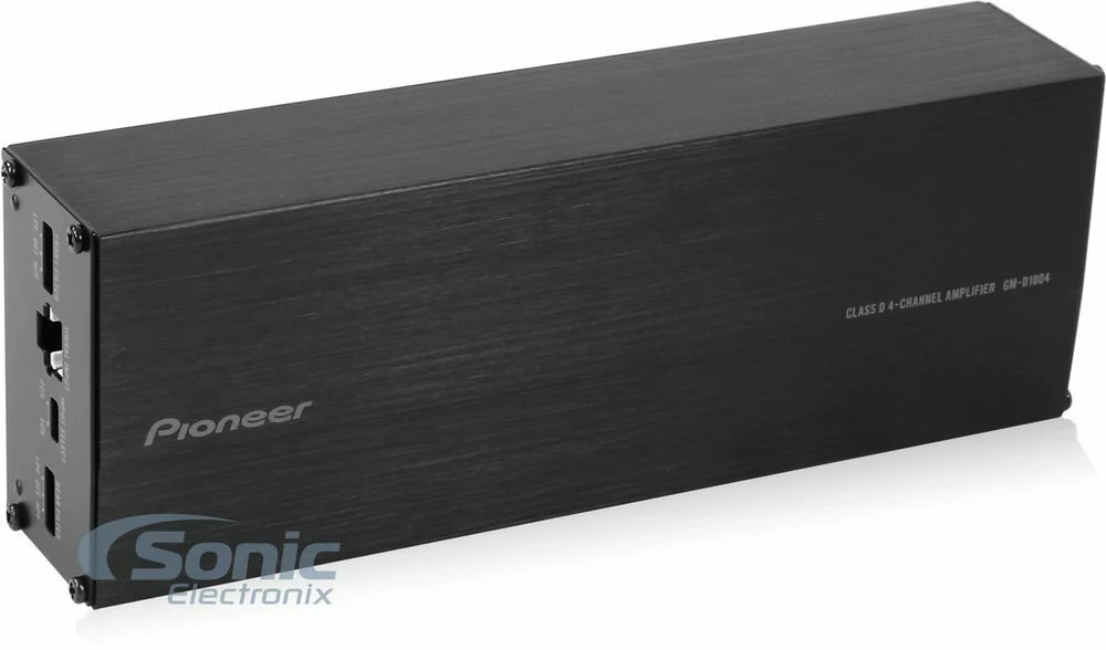 Pioneer GM-D1004 + Belva BAK84 400W 4-Channel GM Digital Series Class-D Amplifier + Belva 8 Gauge Amp Wiring Kit