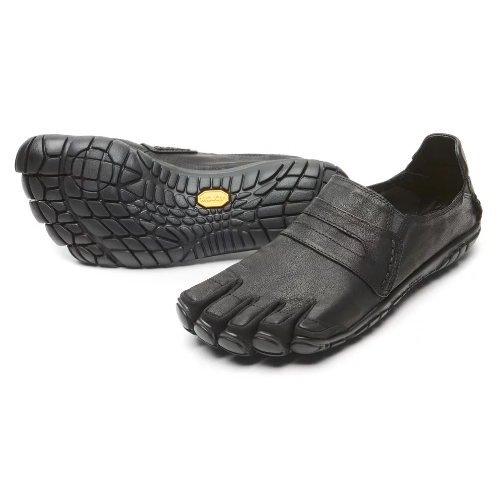 Vibram FiveFingers Women's CVT-Leather Casual Shoes (Black), Size 38 EU, 7.5-8 US, 23 CM