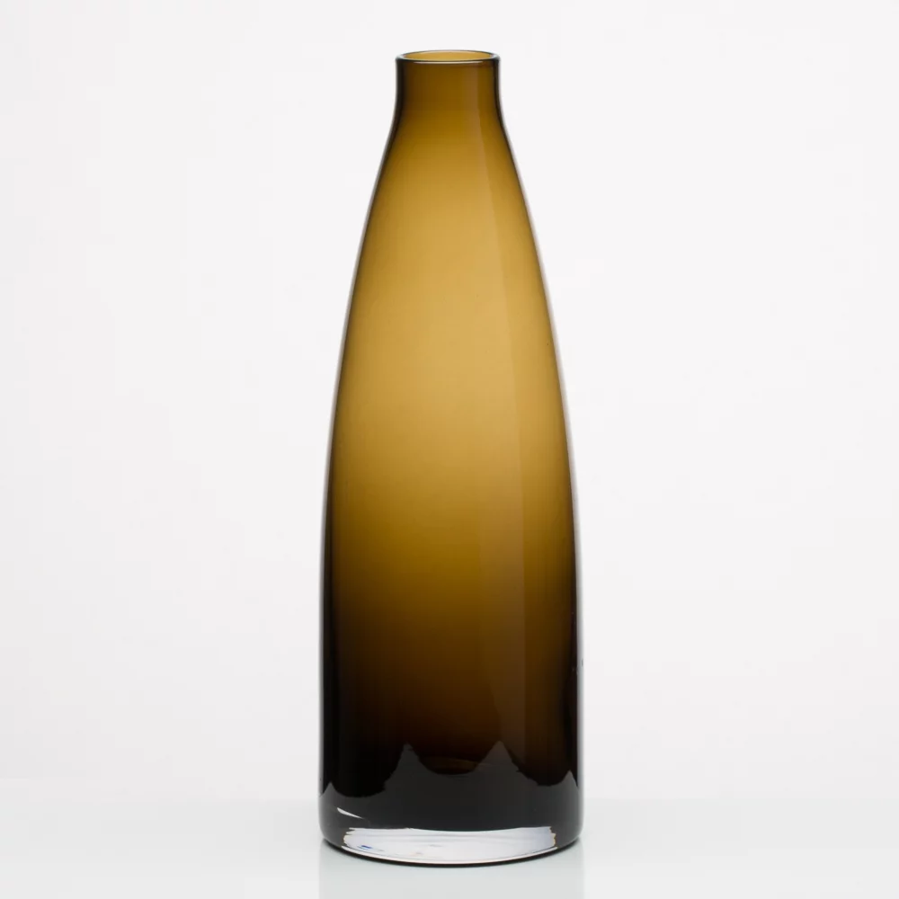 Richland Francesca Vase Amber 10.5