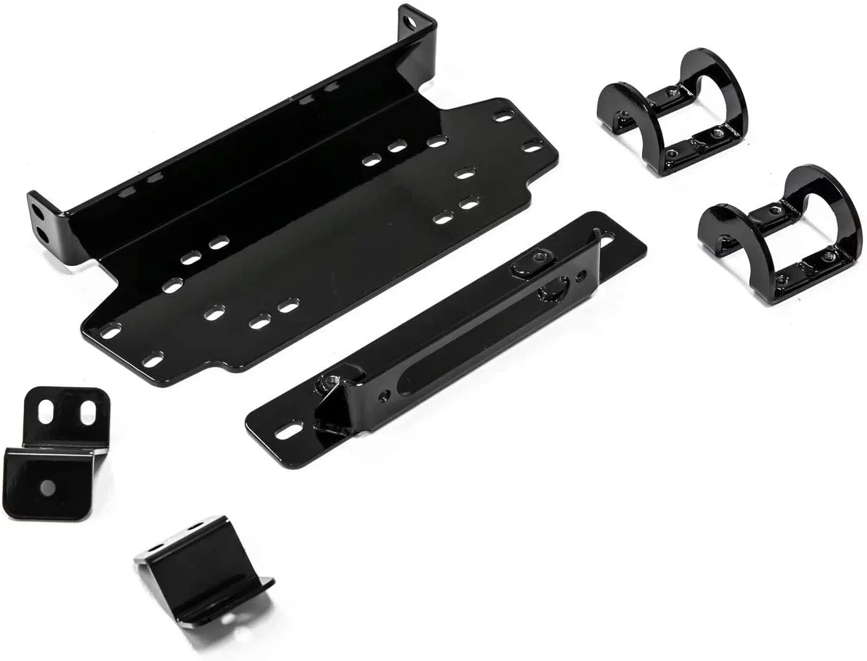 SuperATV Honda Winch Mount Plate for 2019+ Honda Talon 1000X / 1000R|2020+ Honda Talon 1000X|4|Compatible with Many OEM and Aftermarket Winches|UV Resistant Powder Coating|WM-H-TAL-00