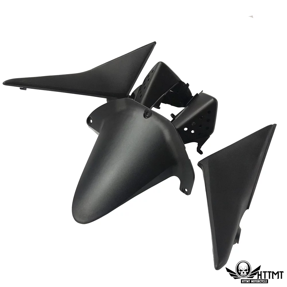 HTTMT- Injection Mold Bodywork Fairing Kit Compatible With Honda CBR600RR 2003 2004 F5 Gloss Black [See Fitmen]