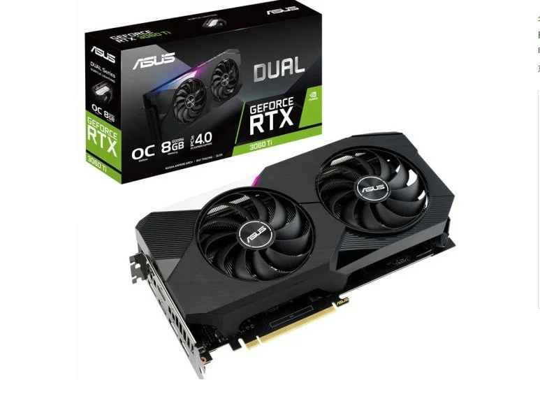 ASUS GeForce RTX DUAL 3060 Ti 8GB V2 OC GDDR6 Video Graphics Card GPU (Dual-RTX3060Ti-O8G-V2)
