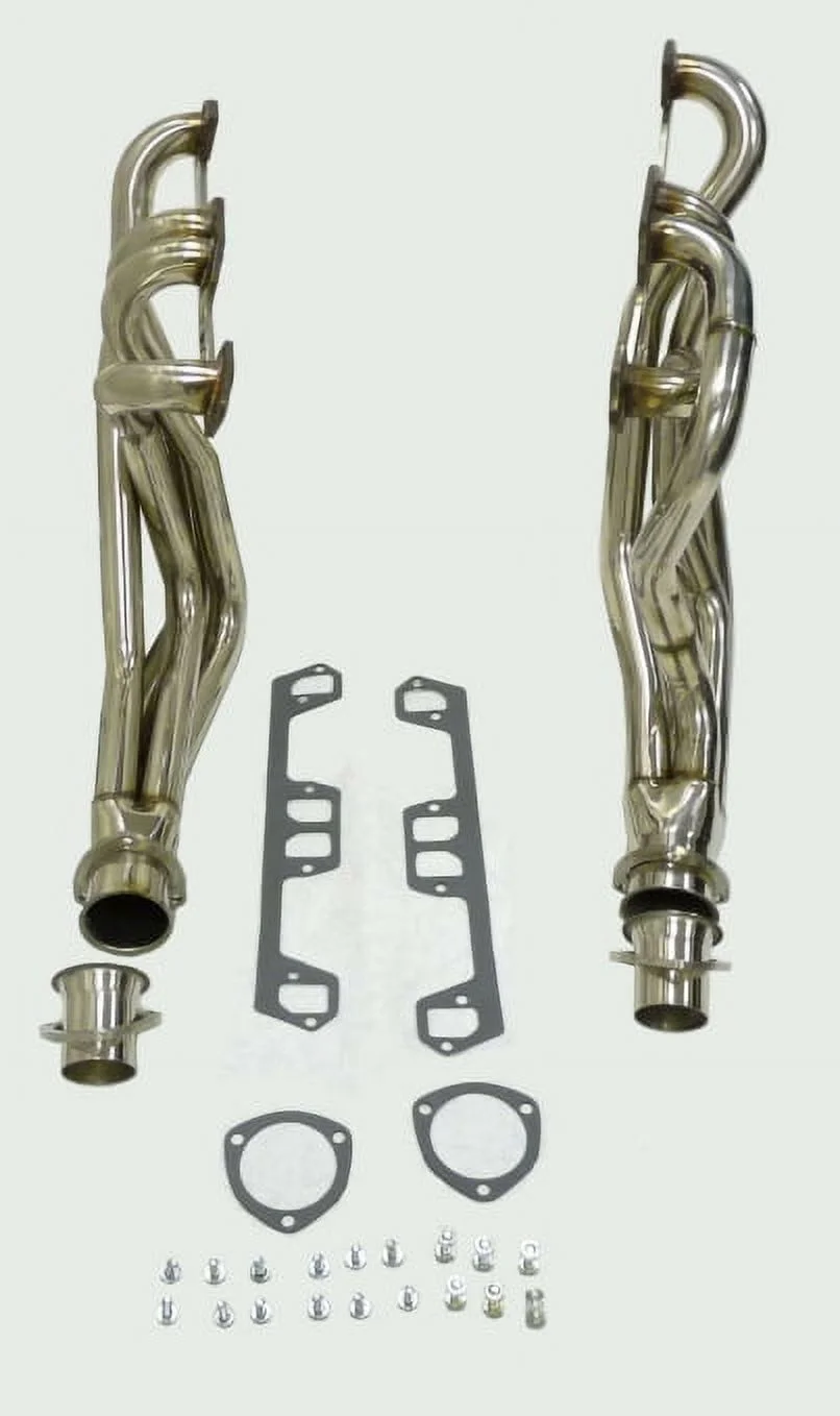 Stainless Long Tube Header Fitment For 70 to 93 Dodge/ Plymouth 318/340/360 Mopar SBC By OBX-RS