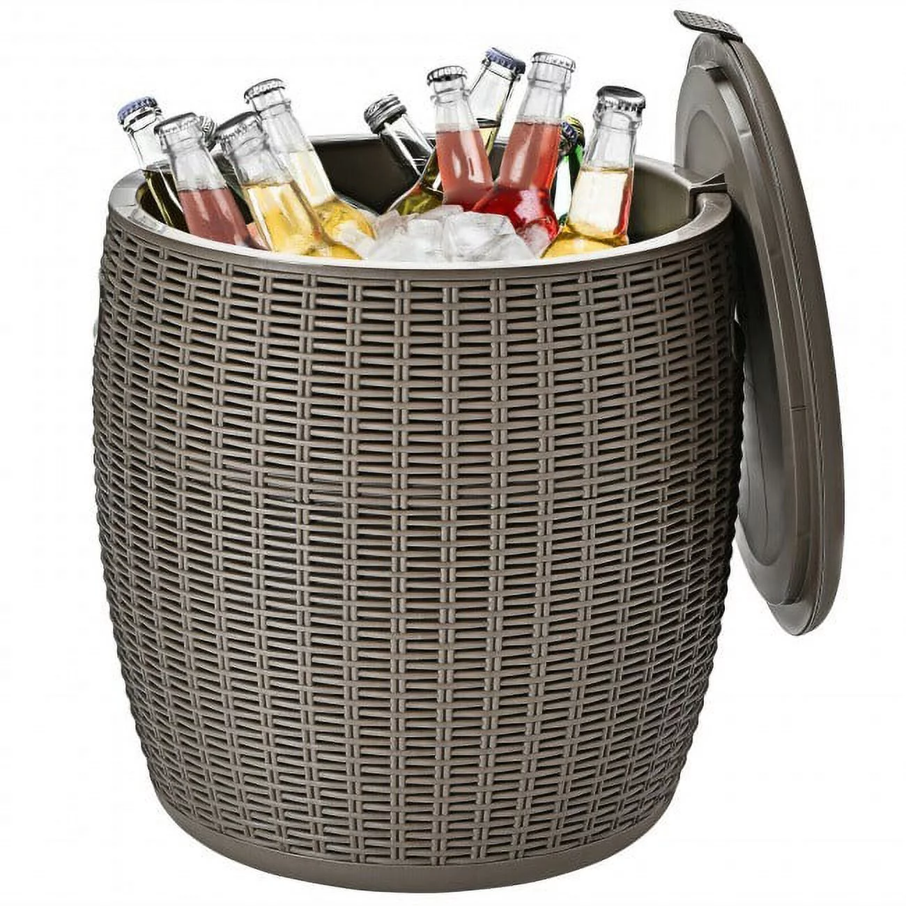Rattan Cool Bar Cocktail Table - 9.5 Gallon - 8.0 - Stay cool and stylish with this versatile table!