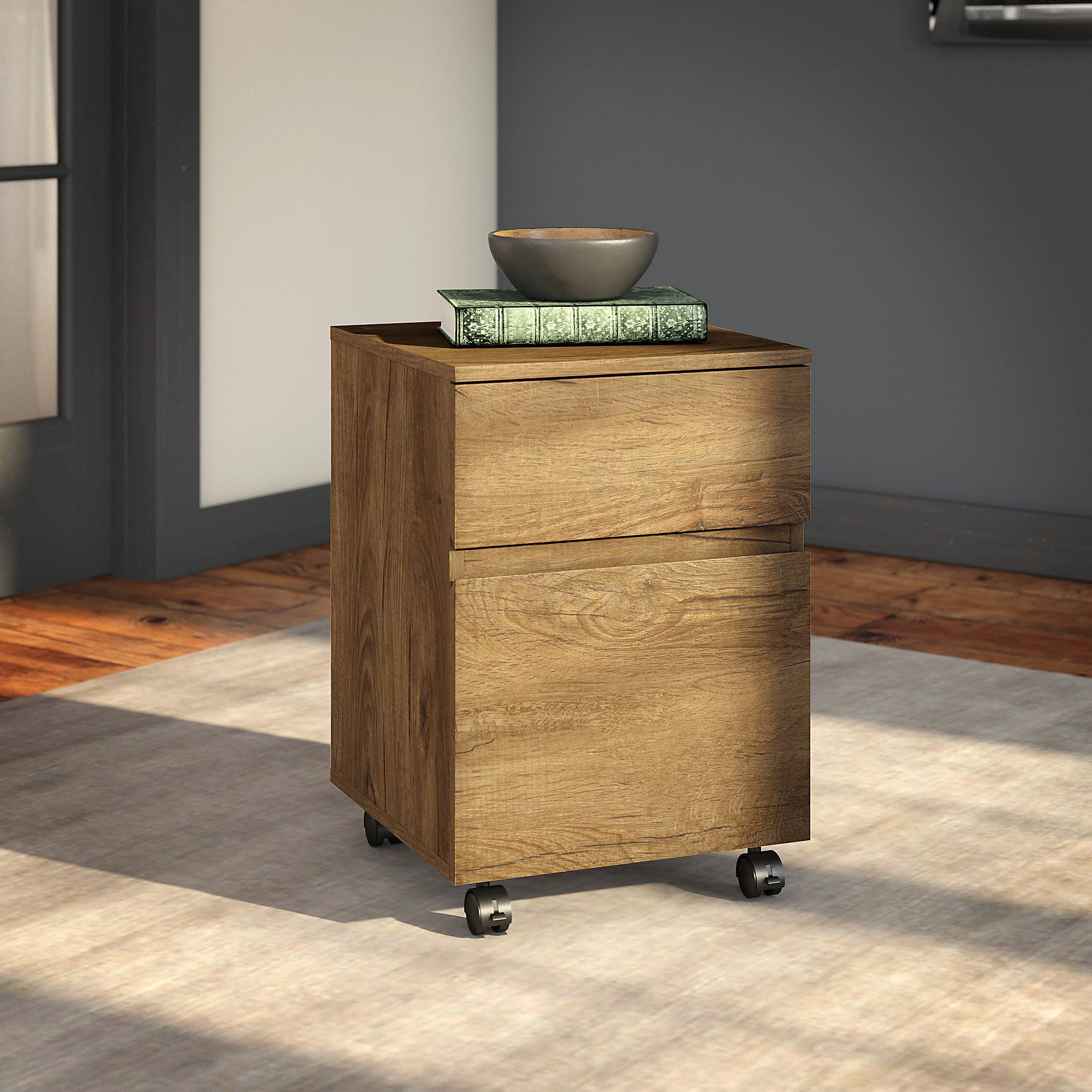 Bush Furniture Latitude 2 Drawer Mobile File Cabinet