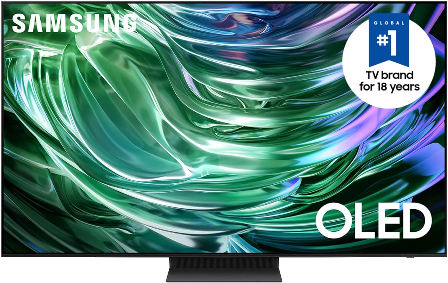 Samsung QN65S90DAFXZA 65 Inch 4K OLED Smart TV with Dolby Atmos with a Walts TV Large/Extra Large Tilt Mount for 43