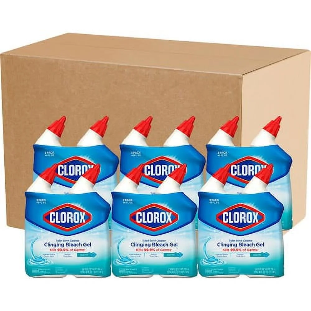 24 oz. Ocean Mist Toilet Bowl Cleaner Clinging Bleach Gel (6-Pack) (2-Count)