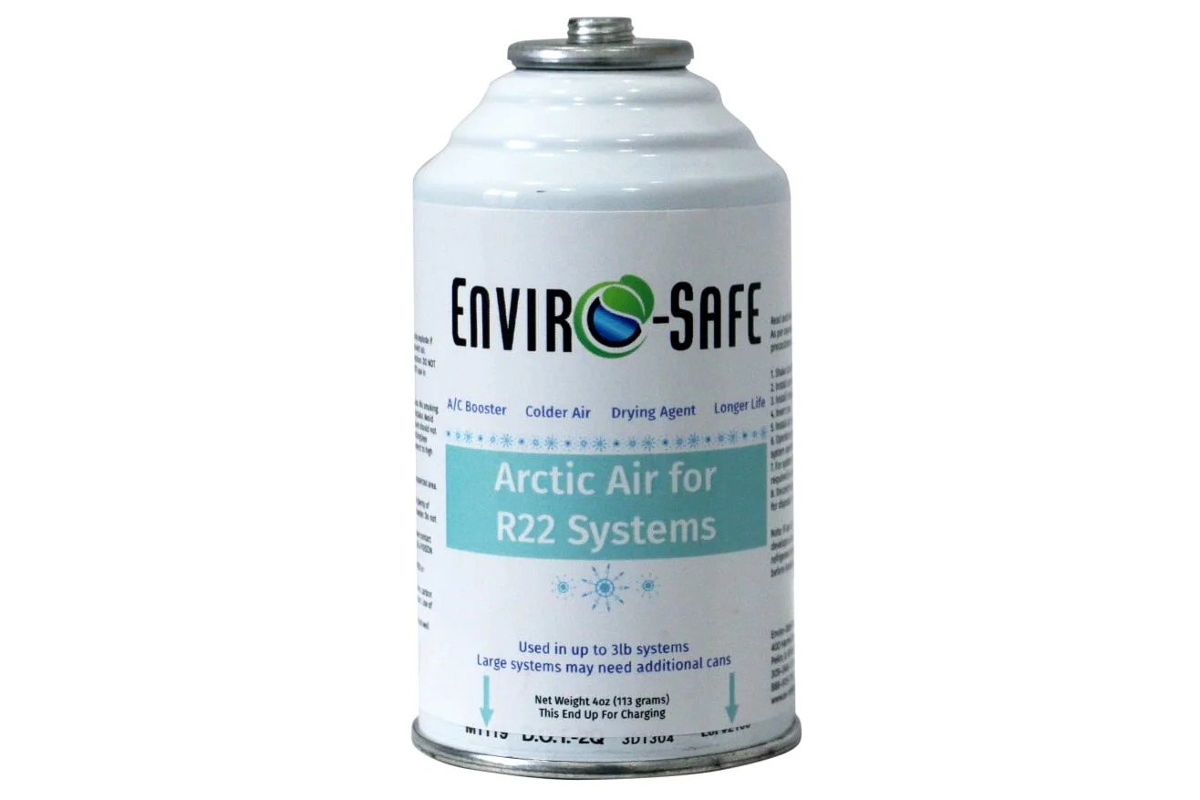 Envirosafe Arctic Air for R22, R-22, R22a Systems, Case of 12 Cans