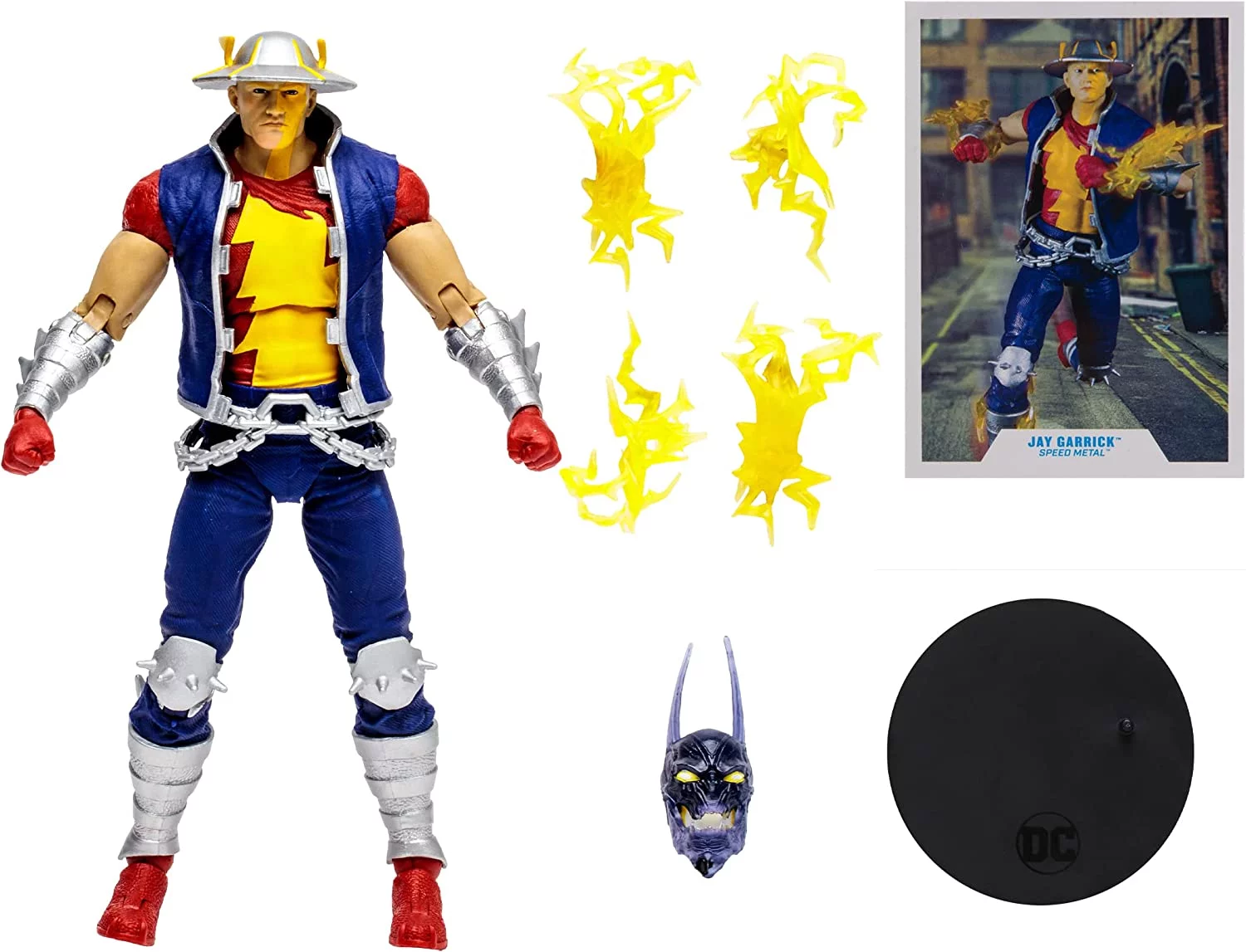 Dc Build-a 7In Figures - Speed Metal - Jay Garrick - action figure