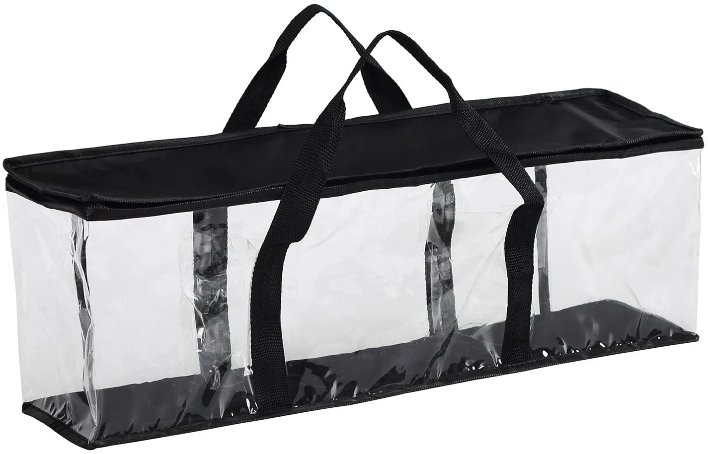 Set of 4 DVD Storage Bags Hold up to 160 DVDs (40 Each Bag), Water Resistant DVD Holder Case with Handles,