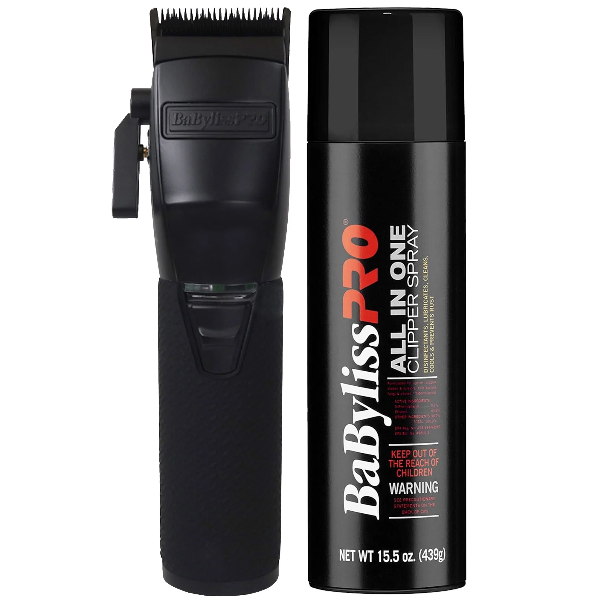 BaByliss Pro BOOST+ Clipper #FX870BP-MB Matte Black with All In One Clipper Spray