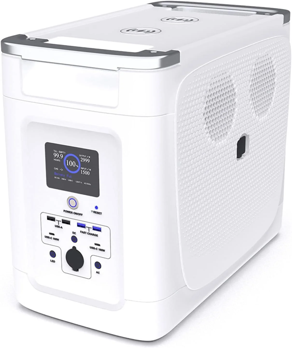 TopAutoGear Portable Power Station 2048Wh LFP Battery Backup,2000W AC Outlets (2500W Peak),Super Fast Charging Solar Powered Generator for Outdoor Camping,Home Use and Emergencies