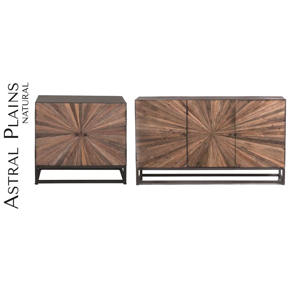 Jofran Reclaimed Solid Wood Astral Plains 2 Door Accent Cabinet