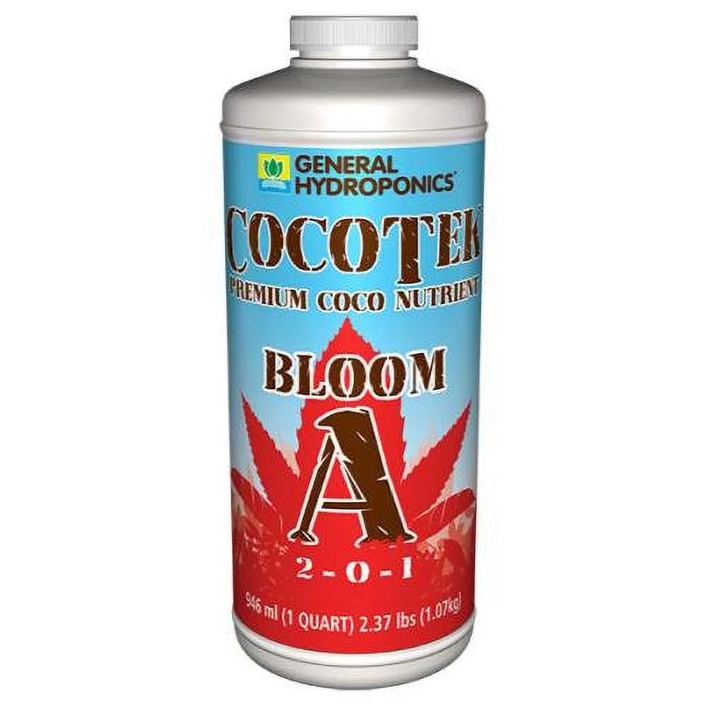 General Hydroponics GH3282 Cocotek Bloom A Qt Hydroponic Base Nutrient, White