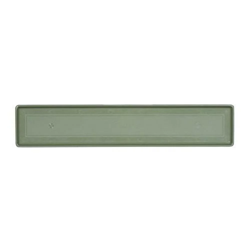 Novelty Countryside Plastic Flower Box Tray, Sage, 36-Inch
