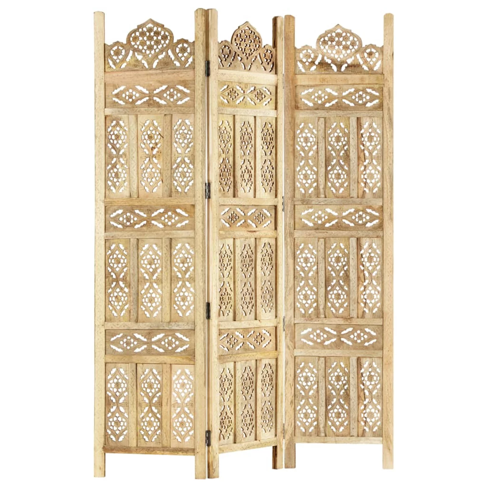 Aibecy Hand carved 3-Panel Room Divider 47.2
