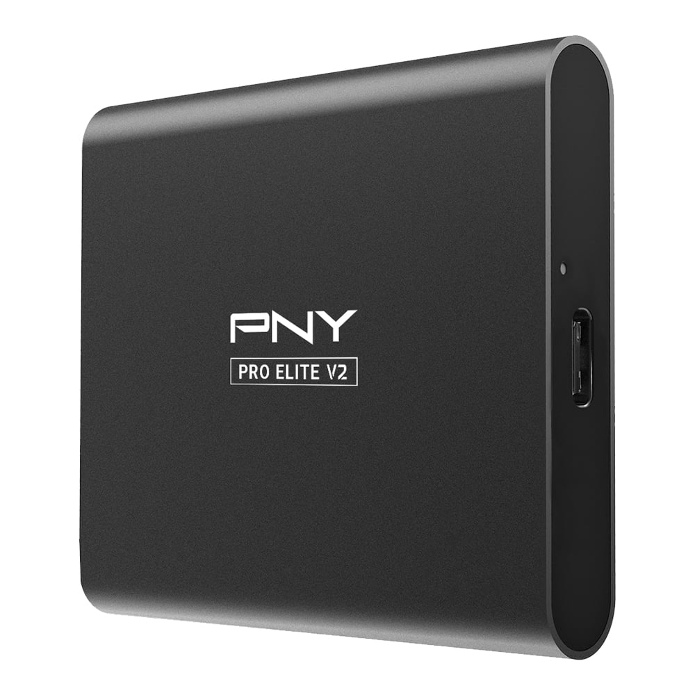 PNY Pro Elite V2 1TB USB 3.2 Gen 2x1 Type-C External Portable SSD