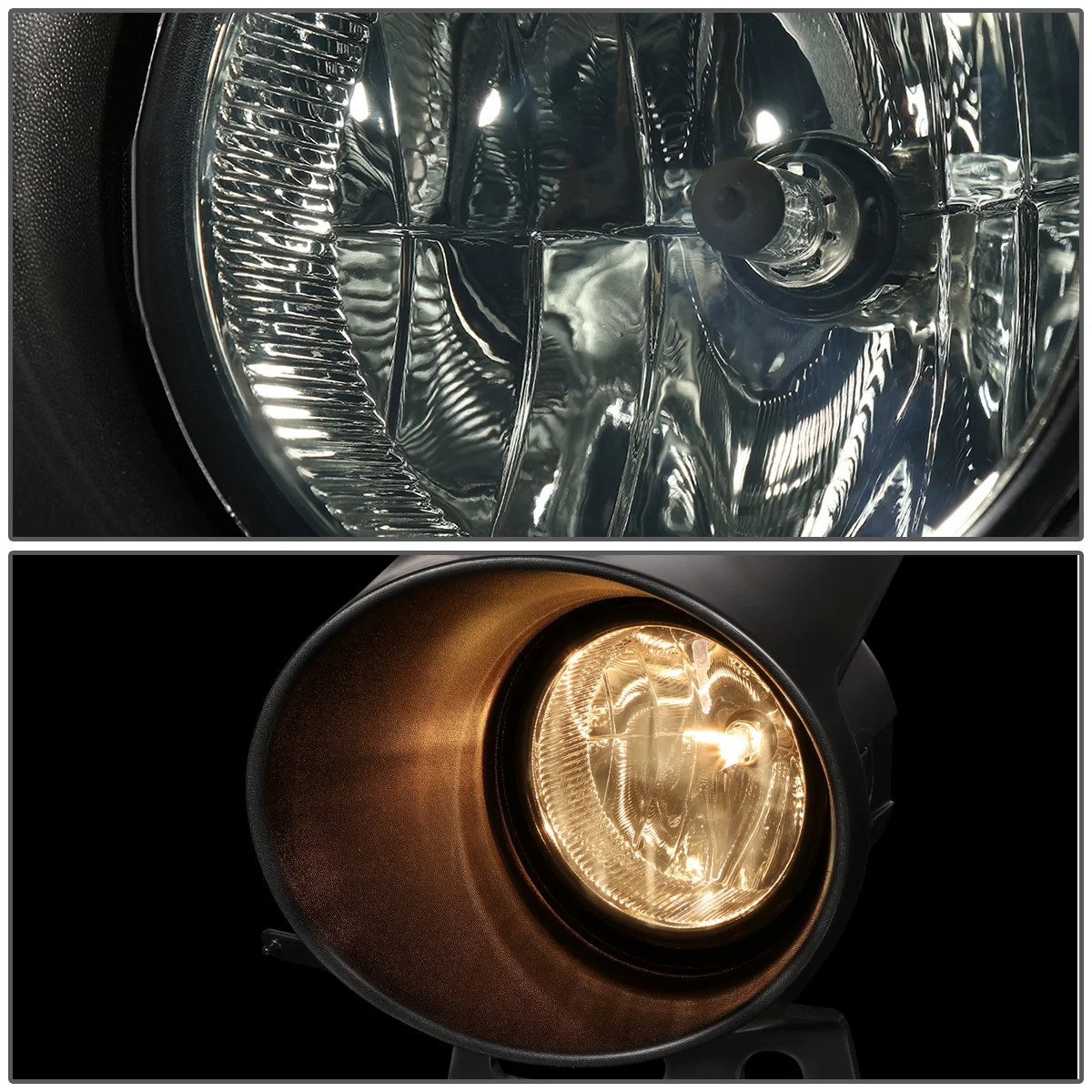 DNA Motoring FL-ZTL-813-SM For 2006 to 2008 Ford F150 Lincoln Mark LT Pair Bumper Driving Fog Light Lamp+Switch Smoked Lens 07