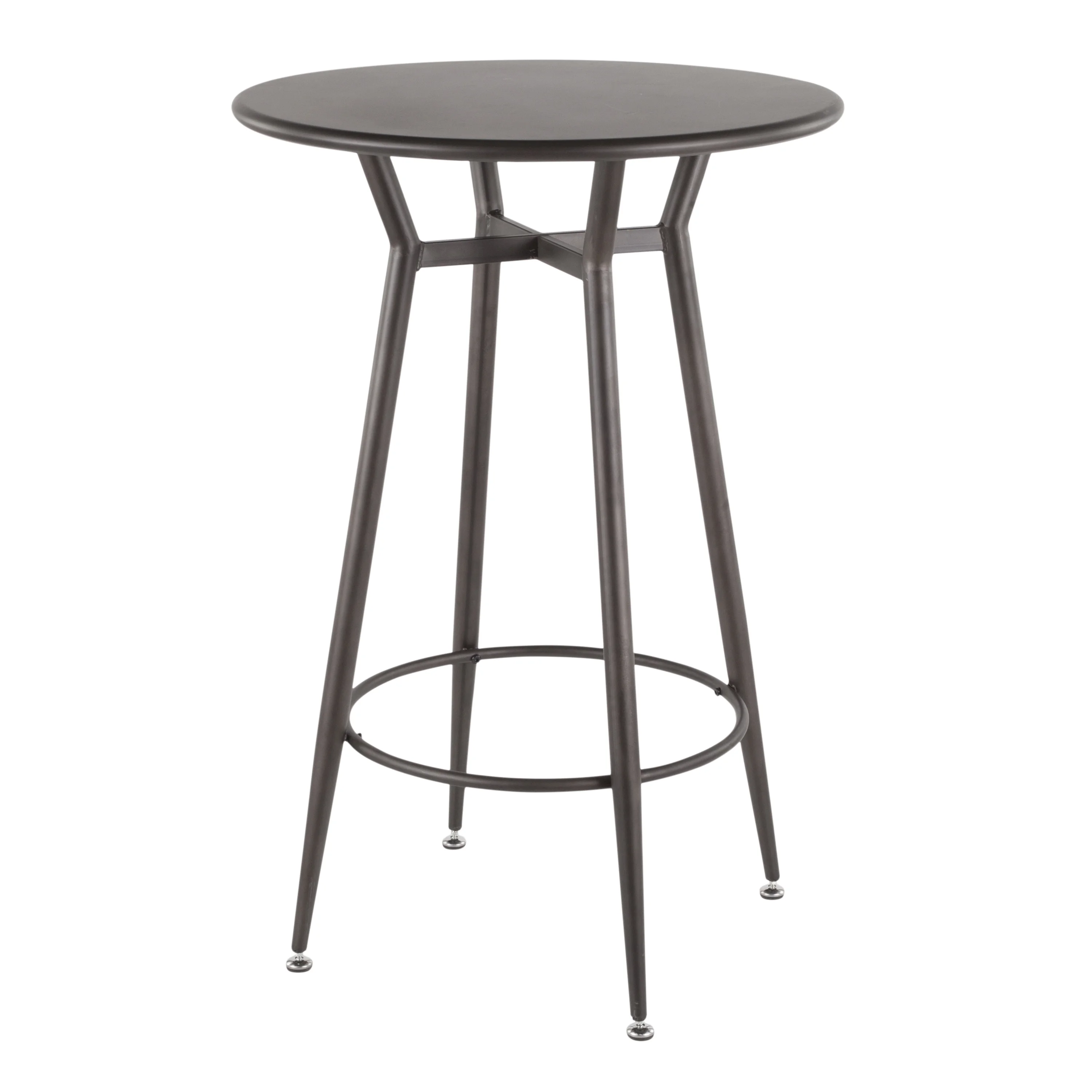 Industrial Round Bar Table - 33.0 - Elevate Your Space