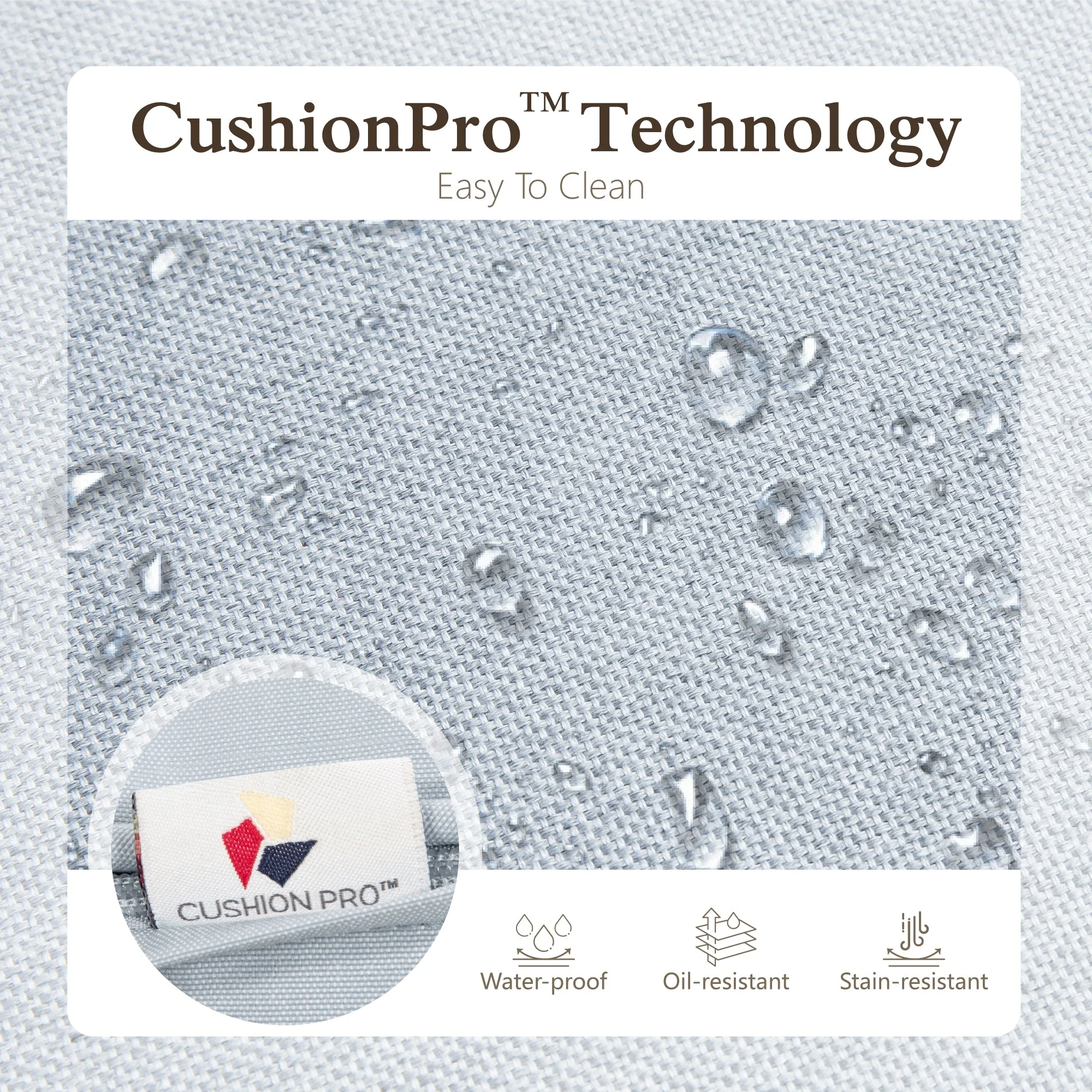 Sophia & William Patio Aluminum Conversation Set Outdoor White Frame Sofa &Table Funiture Set, Gray Cushions