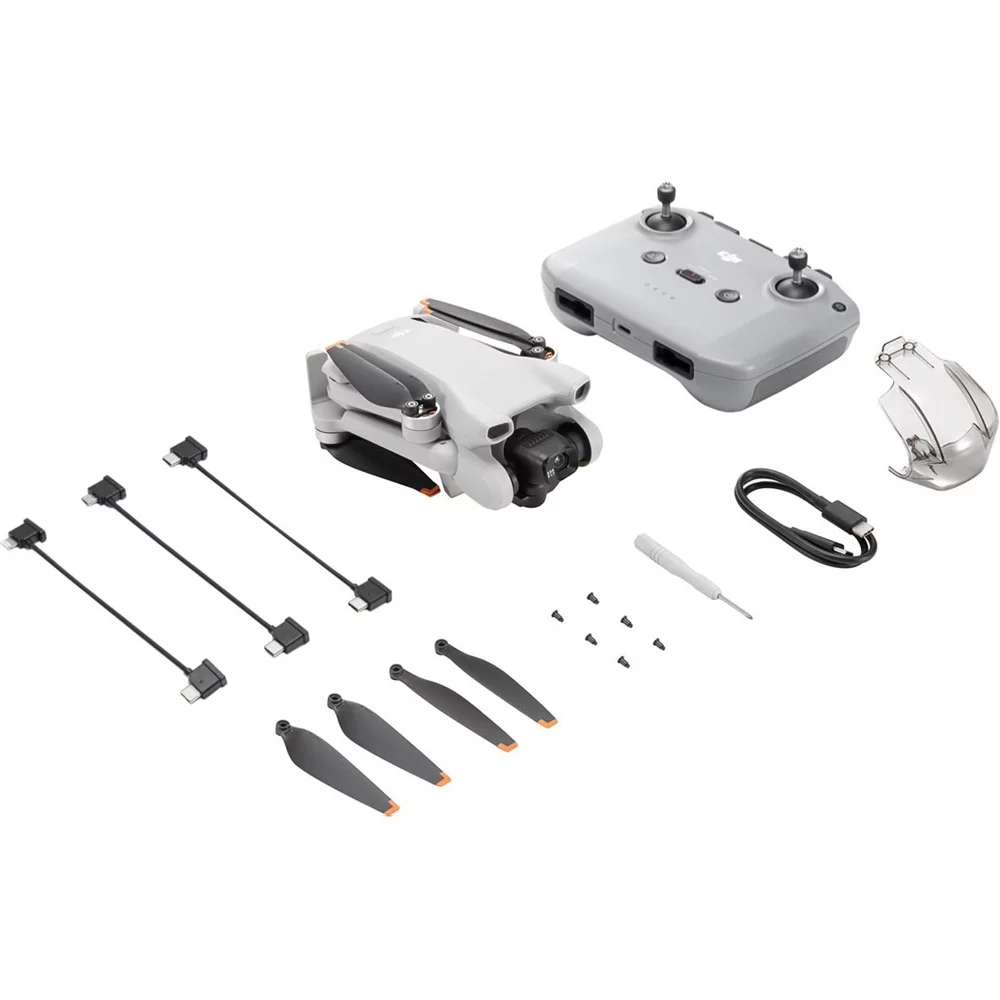 Open Box DJI Mini 3 - Lightweight and Foldable Mini Camera Drone with 4K HDR Video, 38-Min Flight Time, True Vertical Shooting, and Intelligent Features