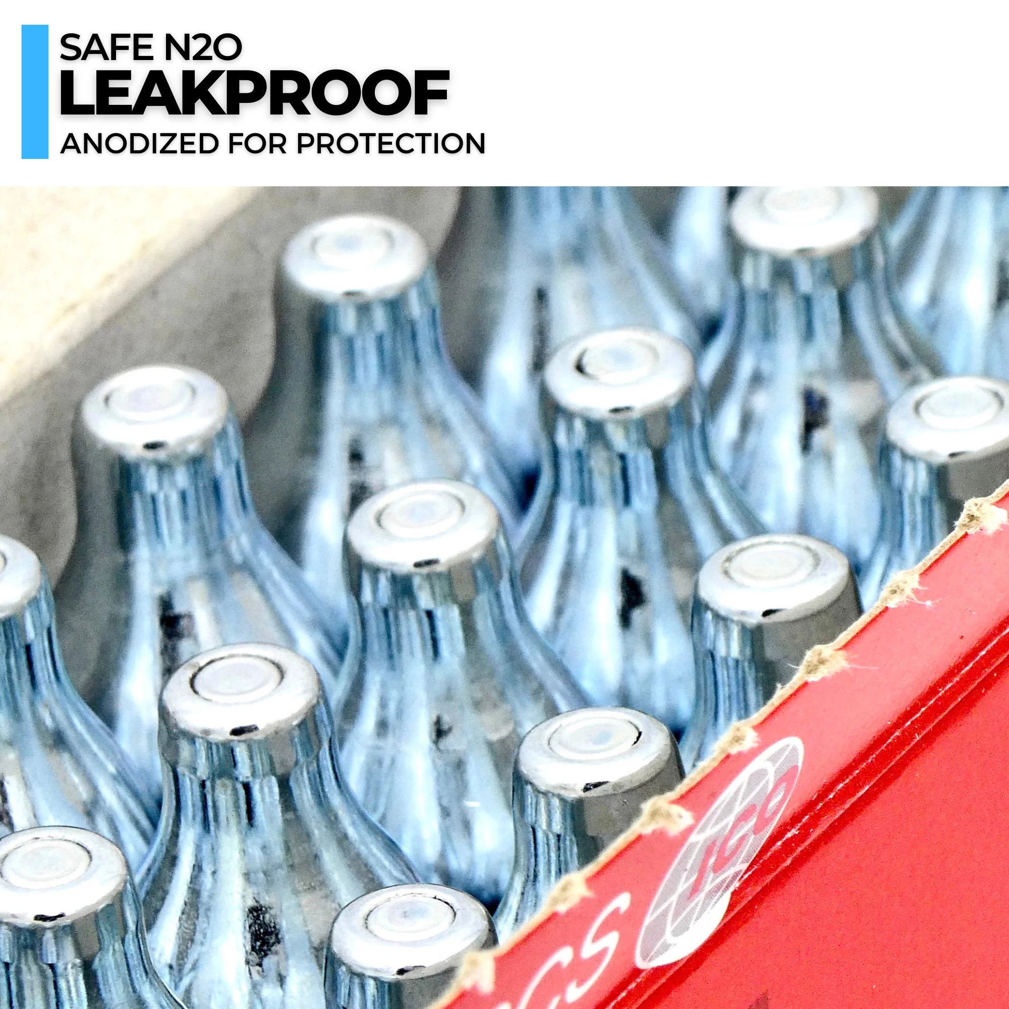 ICO 8g N20 Whipped Cream Chargers, 100 Count